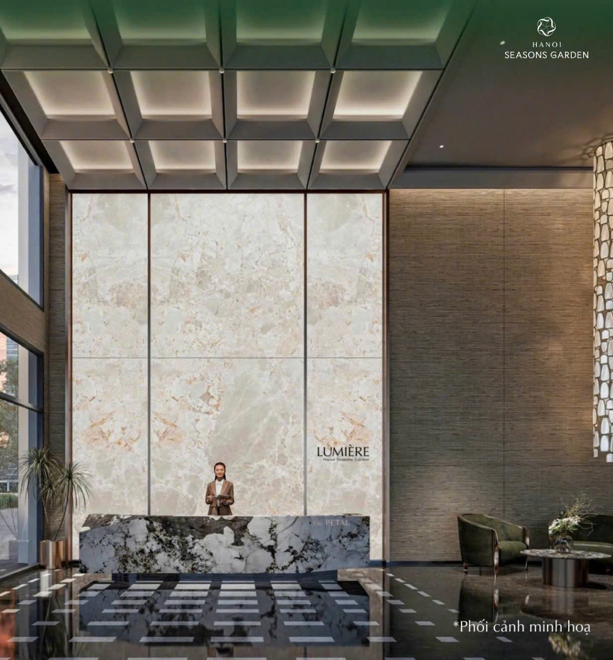 Sảnh đón LUMIÈRE – chuẩn khách sạn 6 sao
